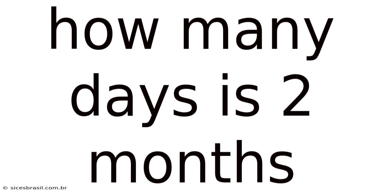 How Many Days Is 2 Months