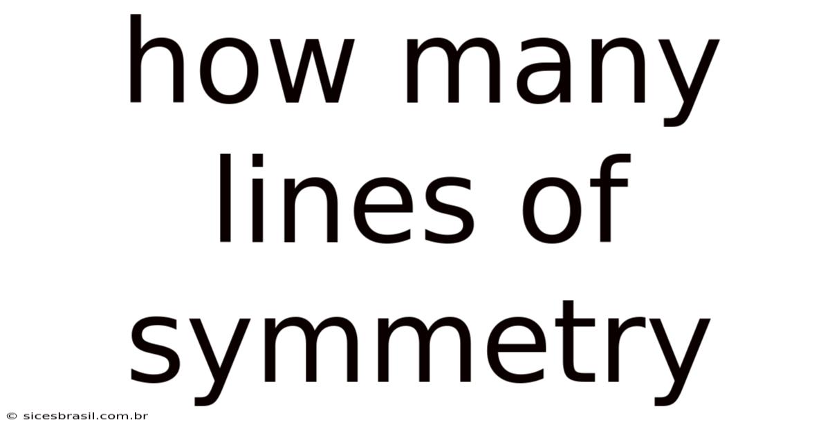 How Many Lines Of Symmetry