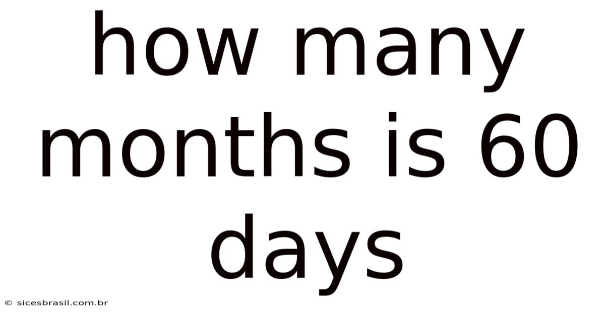 How Many Months Is 60 Days